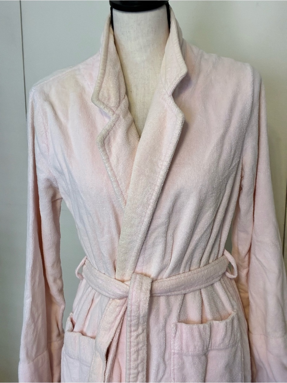 Vintage Brooks Brothers Ladies Long All Cotton, Absorbent Terry Cloth Robe - Picture 3 of 13